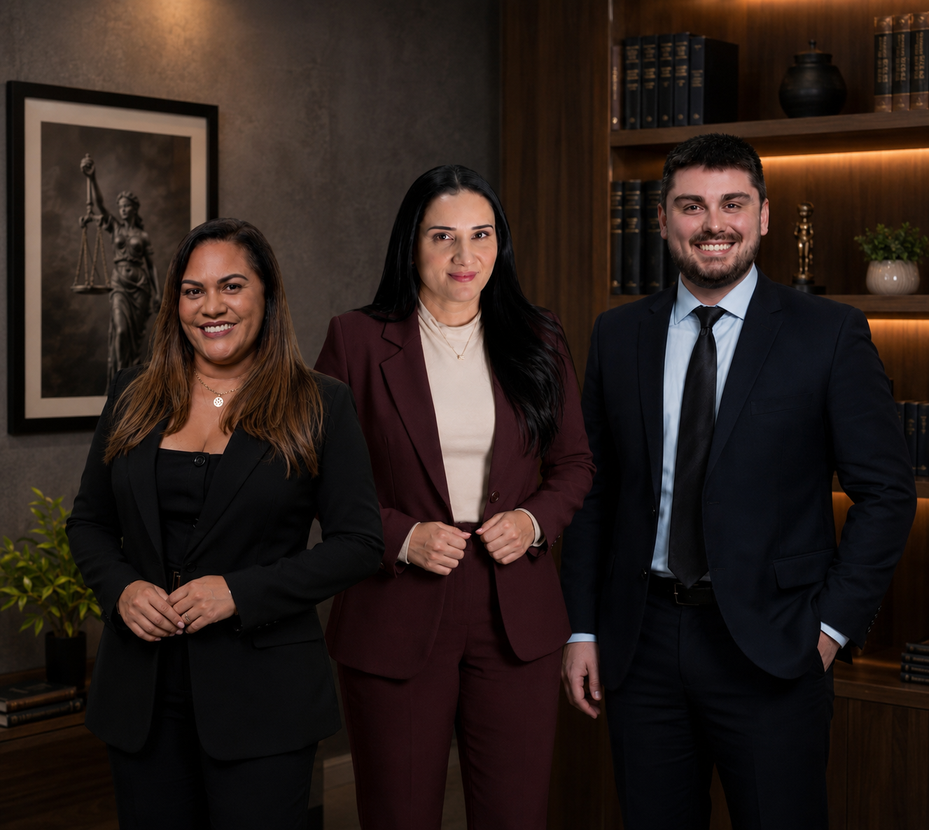 Equipe da Nayara Lima Advocacia no escritório